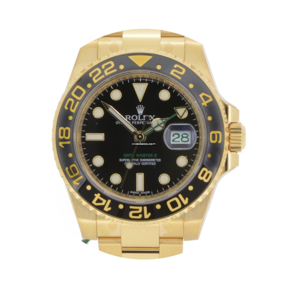Rolex | GMT Master ii Yellow Gold Cerami...