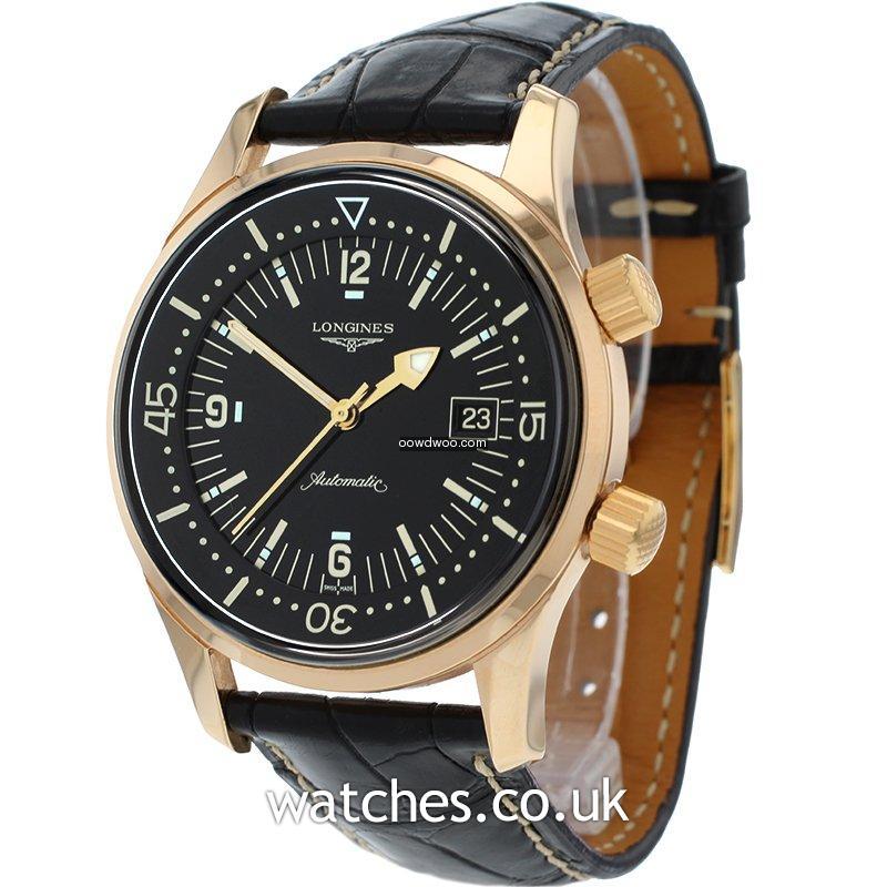 Longines Legend Diver 18ct Rose Gold Wat...