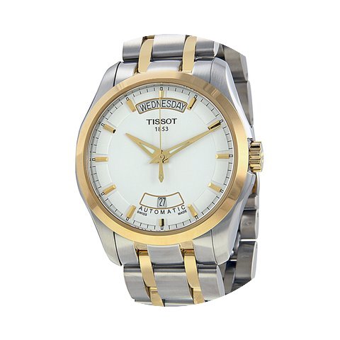Tissot T-Trend Couturier White Dial Two-...