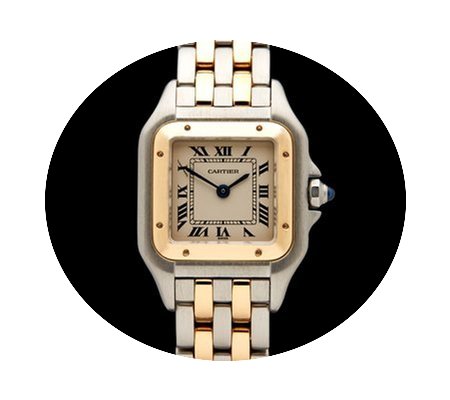 Cartier Panthere 2 Row Stainless Steel/1...
