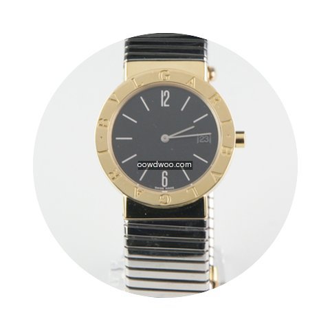 Bulgari 18k Yellow Gold & Stainless Stee...