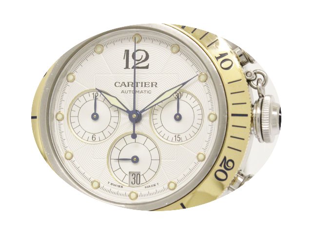 Cartier Pasha 38 Chronograph 18k Gold St...