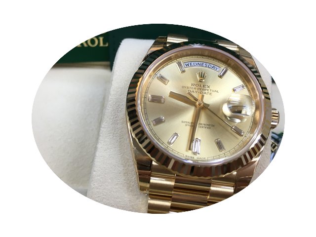 Rolex Day-Date 40mm 228238 Champagn Diam...