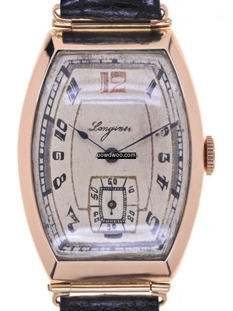 Longines Mans Wristwatch Tonneau...