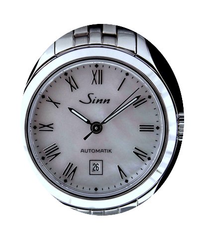 Sinn Damen 456 ST Perlmutt Sichtboden Da...
