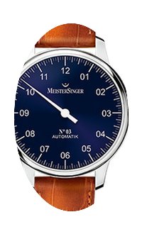 Meistersinger NO3 Automatik Blau LP 1.59...