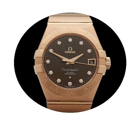 Omega Constellation 18k Rose Gold Gents ...