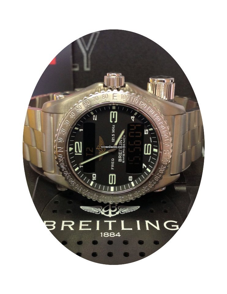 Breitling Emergency E56121 - Box & Servi...