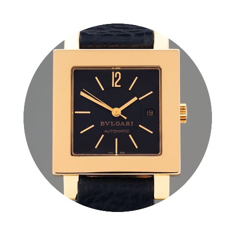 Bulgari QUADRATO 18K Ref.SQ 29 GL Automa...