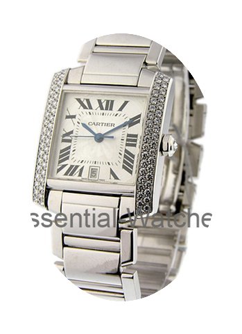 Cartier Tank Francaise White Gold Large ...