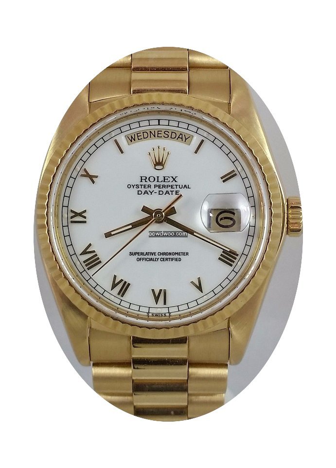 Rolex President Day Date Mens 18k Gold 1...