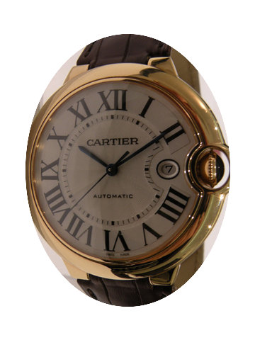 Cartier BALLON BLEU PG LEATHER XL W69006...