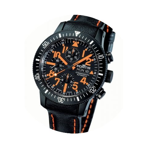 Fortis B-42 Black Mars 500 Chronograph L...