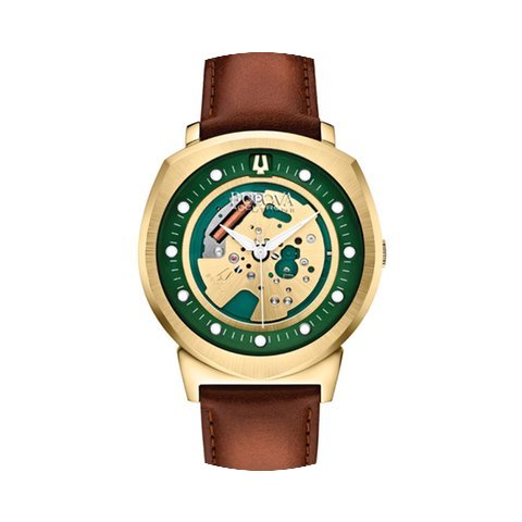 Bulova Accutron II Alpha Gold Tone...
