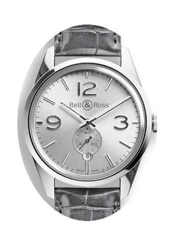 Bell & Ross 123 OFFICER SILVER...