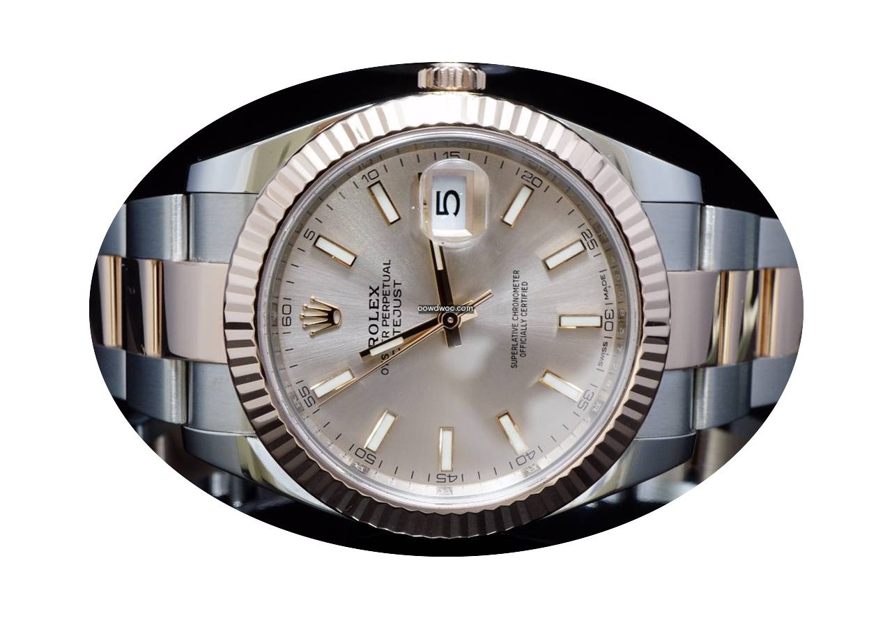 Rolex 2017 Steel & Rose Gold Datejust 41...