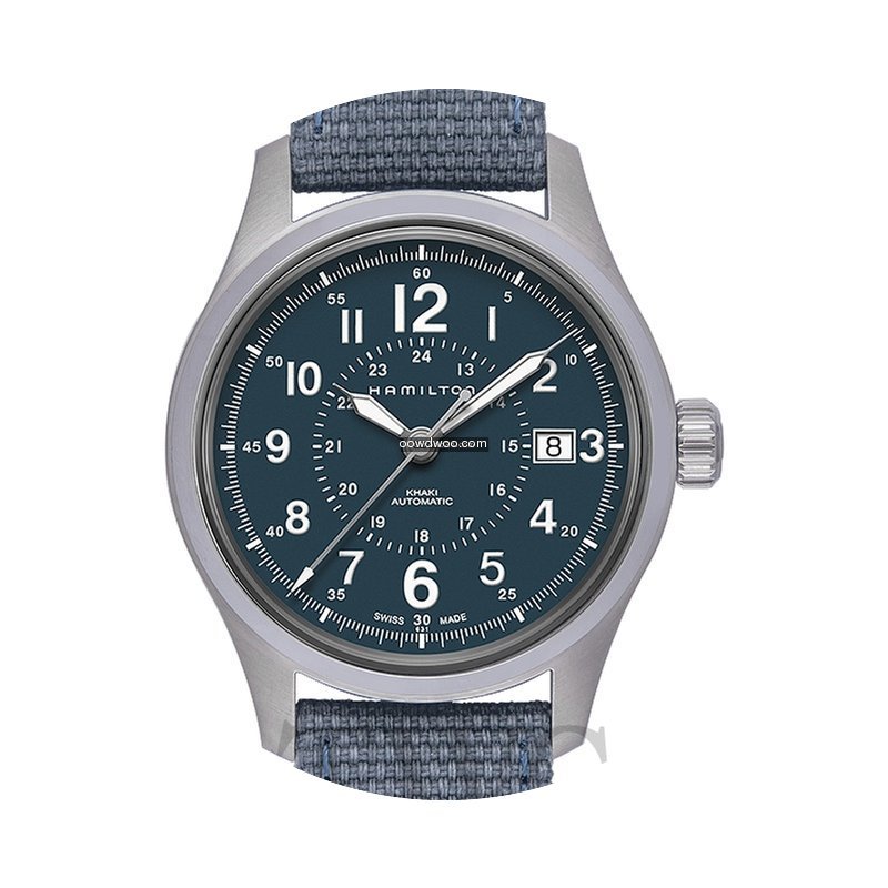 Hamilton Khaki Field Auto 40mm Blue Stee...