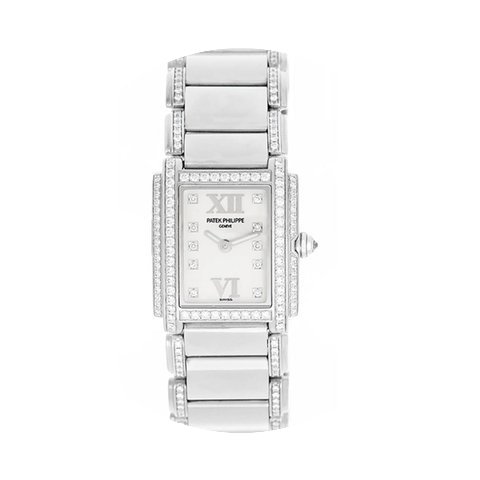 Patek Philippe Twenty-4 18k White Gold D...
