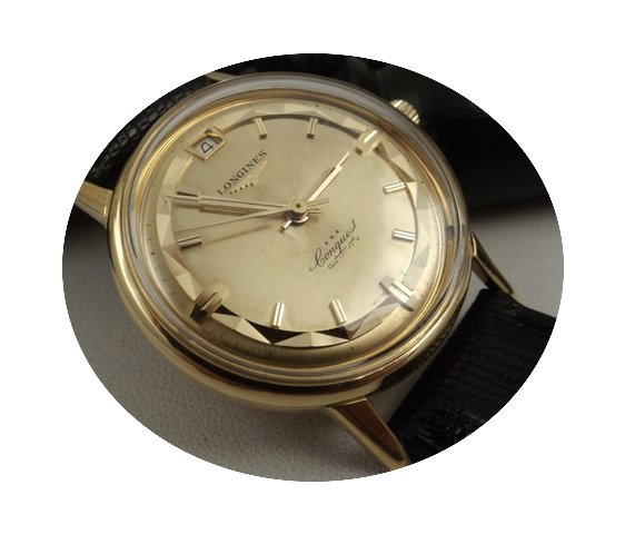 Longines Conquest deluxe 18kt 9025 7 pie...