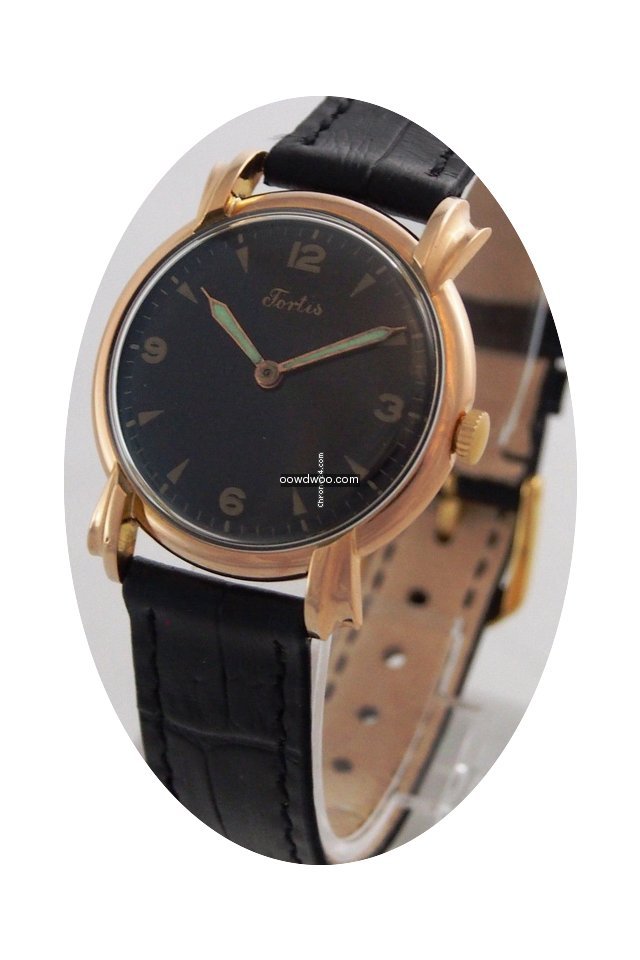 Fortis --- Vintage 18k Rose Gold Watch W...