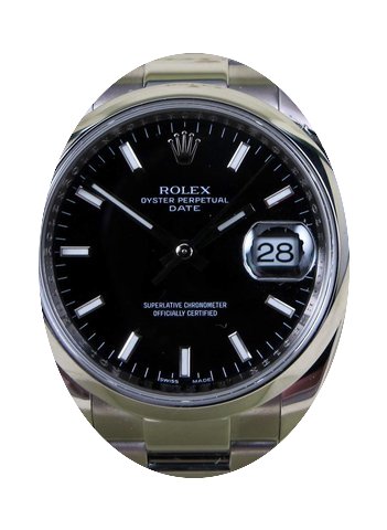 Rolex Date 115200 Oyster Midsize 34mm Bl...