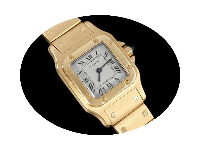 Cartier Ladies Santos Galbee Quartz Brac...