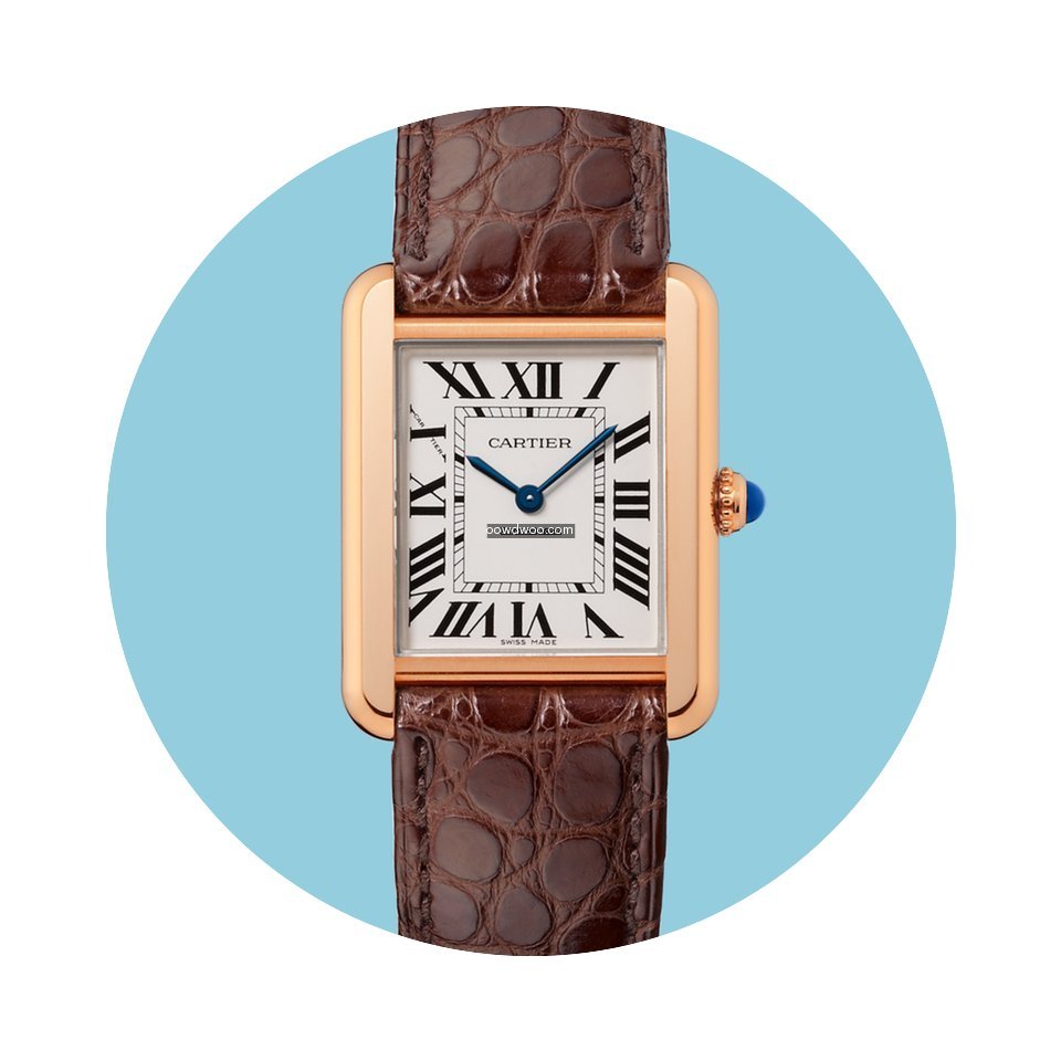 Cartier Tank Solo kleines Modell Rotgold...