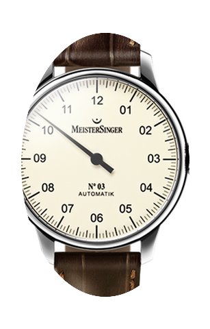 Meistersinger 03 - AM 903 - 43mm - Ivory...