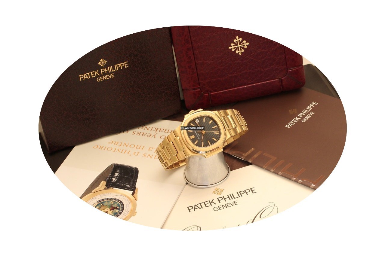 Patek Philippe Nautilus 3800 yellow gold...