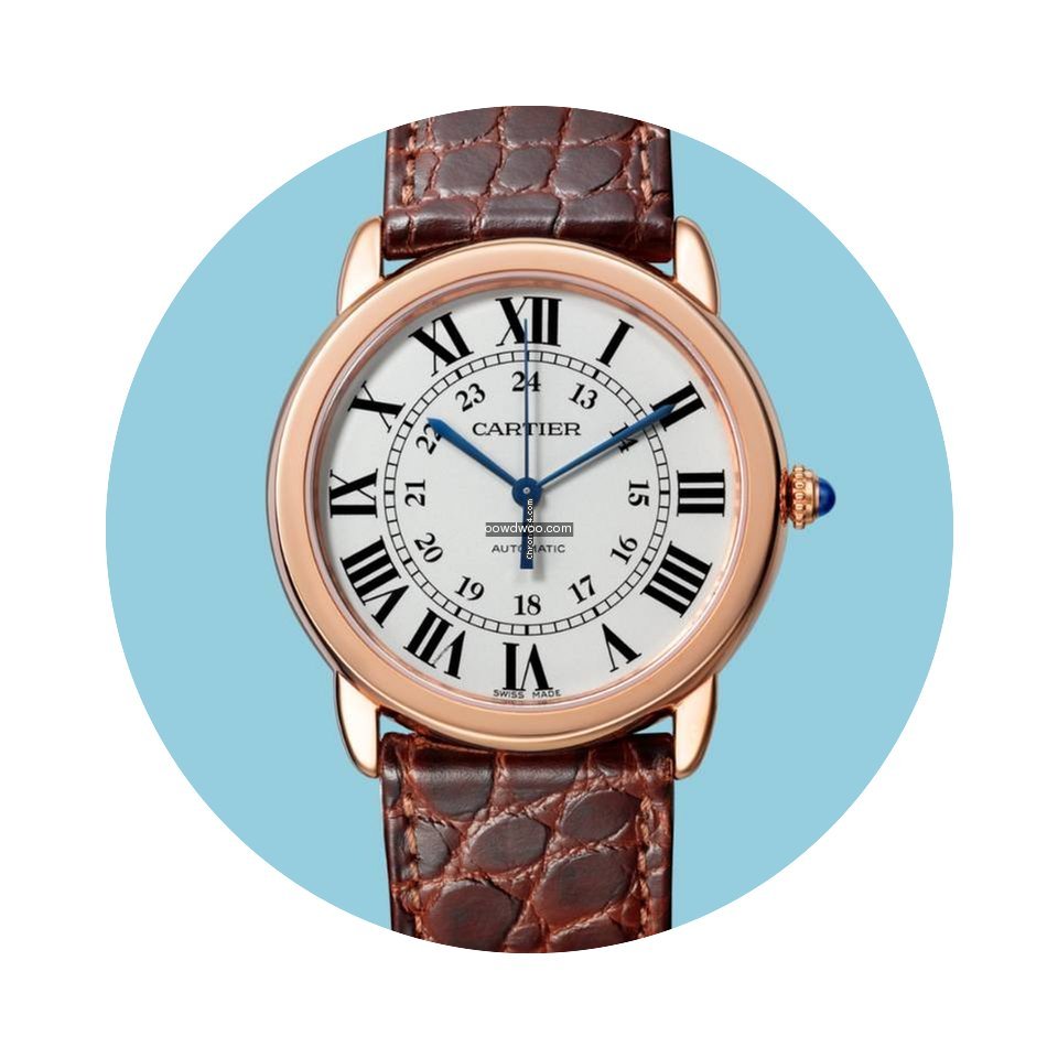 Cartier Ronde Solo De Cartier 36mm Rotgo...