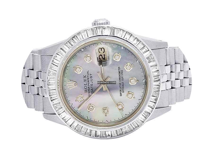 Rolex Mens Rolex Datejust Quickset 16014...