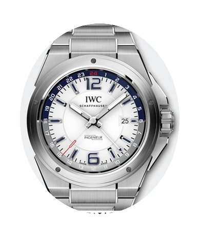 IWC INGENIEUR DUAL TIME WHITE DIAL da 12...