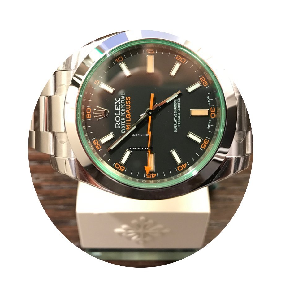 Rolex Millgauss Black Dial 116400GV...