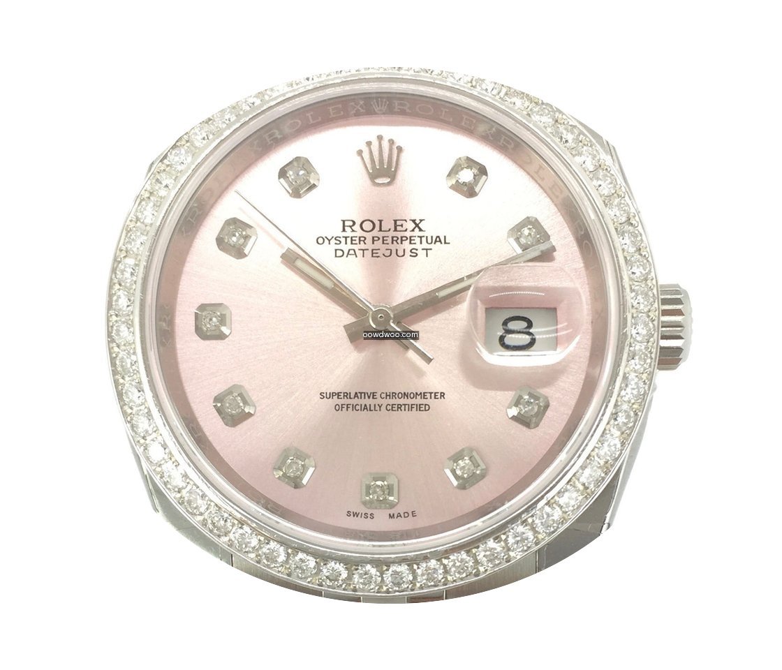 Rolex Datejust Diamonds Aftermarket NEU/...
