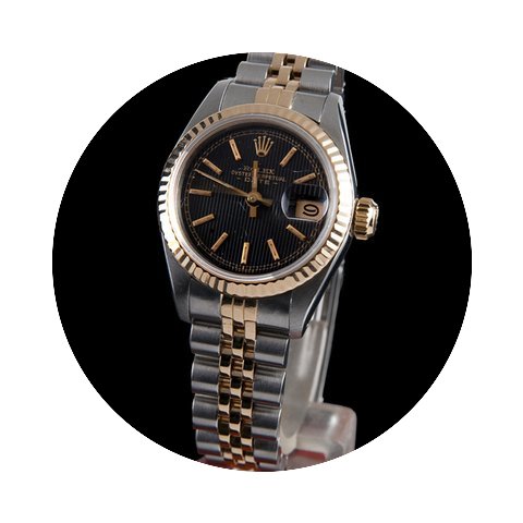 Rolex date jubile steel and gold lady...