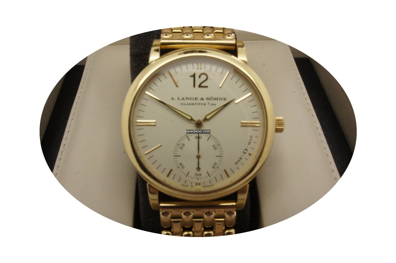 A. Lange & Söhne Sax-O-Mat mit 18k Gold...