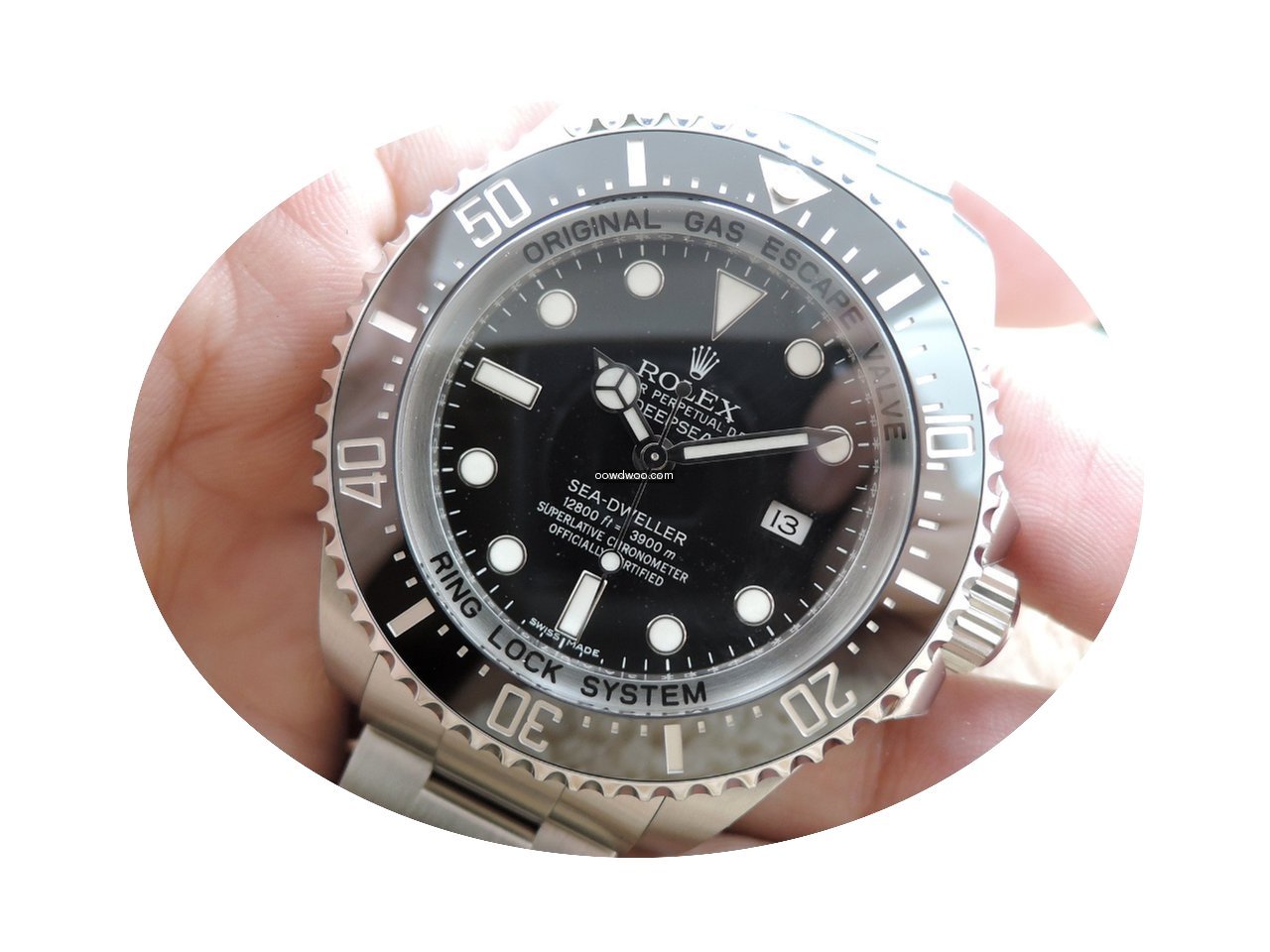Rolex DEEPSEA BLACK 116660 Stainless Ste...