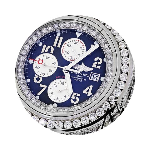 Breitling Super Avenger White A13370 15c...
