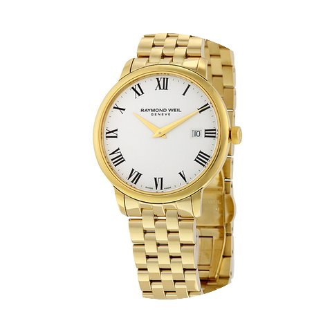 Raymond Weil Toccata White Dial Yellow G...