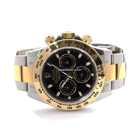 Rolex DAYTONA ACC ORO BLACK DIAL NEW REF...