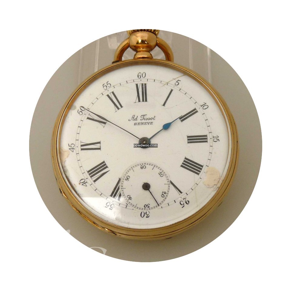 Tissot 18ct Gold Savonette Spiral Bregue...