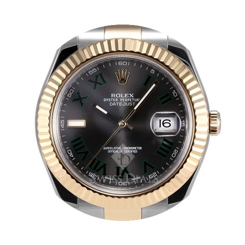 Rolex Datejust II Steel and Gold Gray Gr...