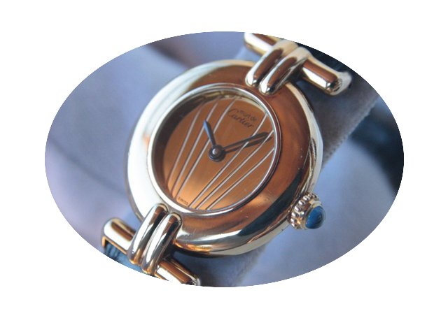 Cartier MUST COLISEE Quartz vermeil 1993...