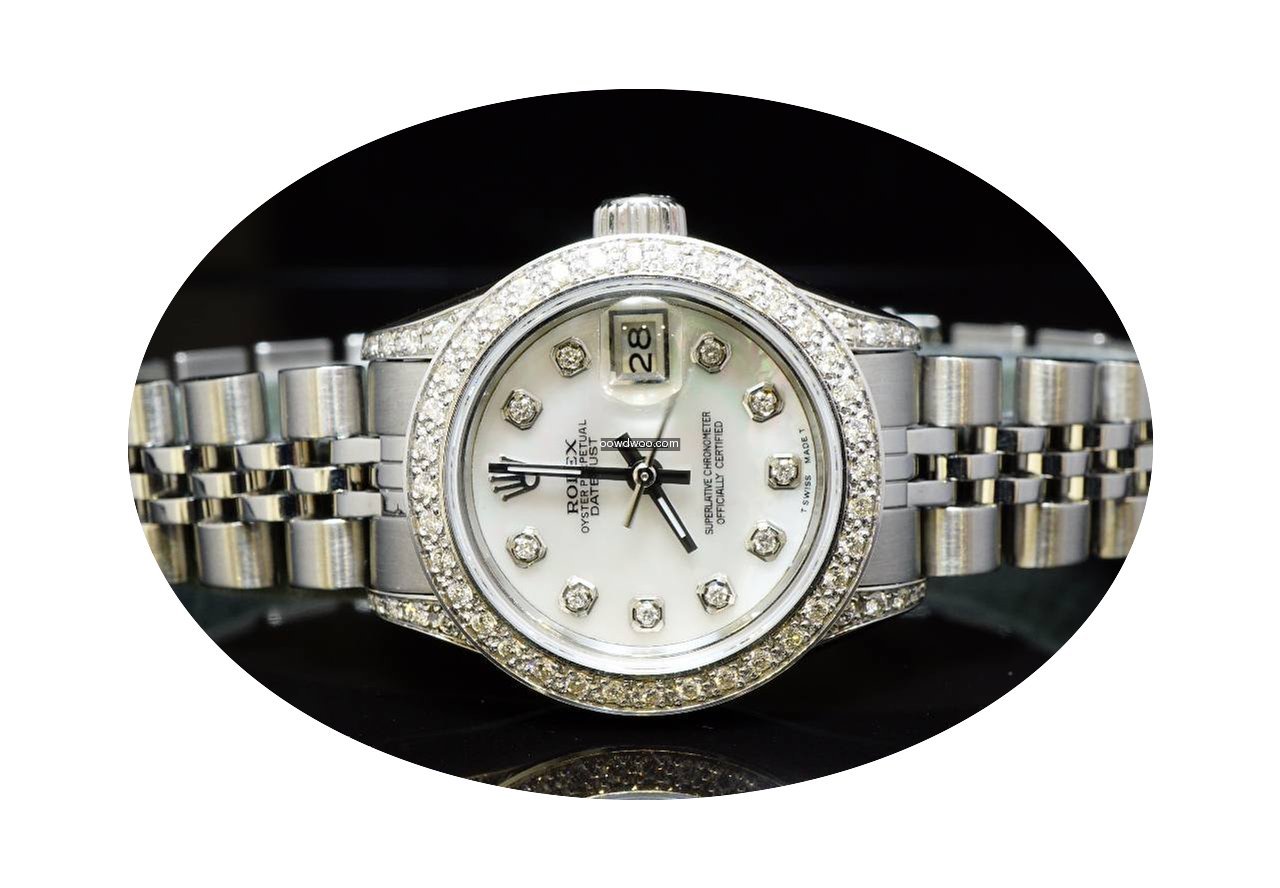 Rolex 69174 26mm Datejust , MOP Diamond ...