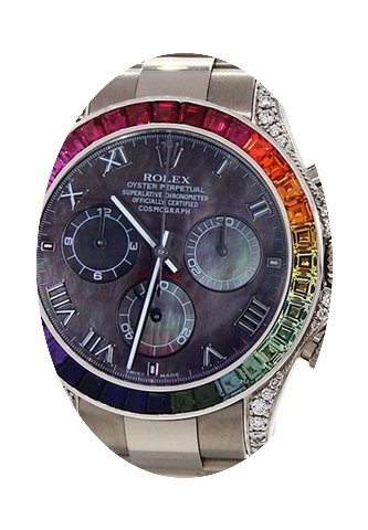 Rolex Daytona Watch In White Gold With b...
