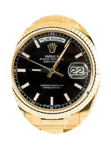 Rolex Day-Date 36 118238-BLKSFP Black In...