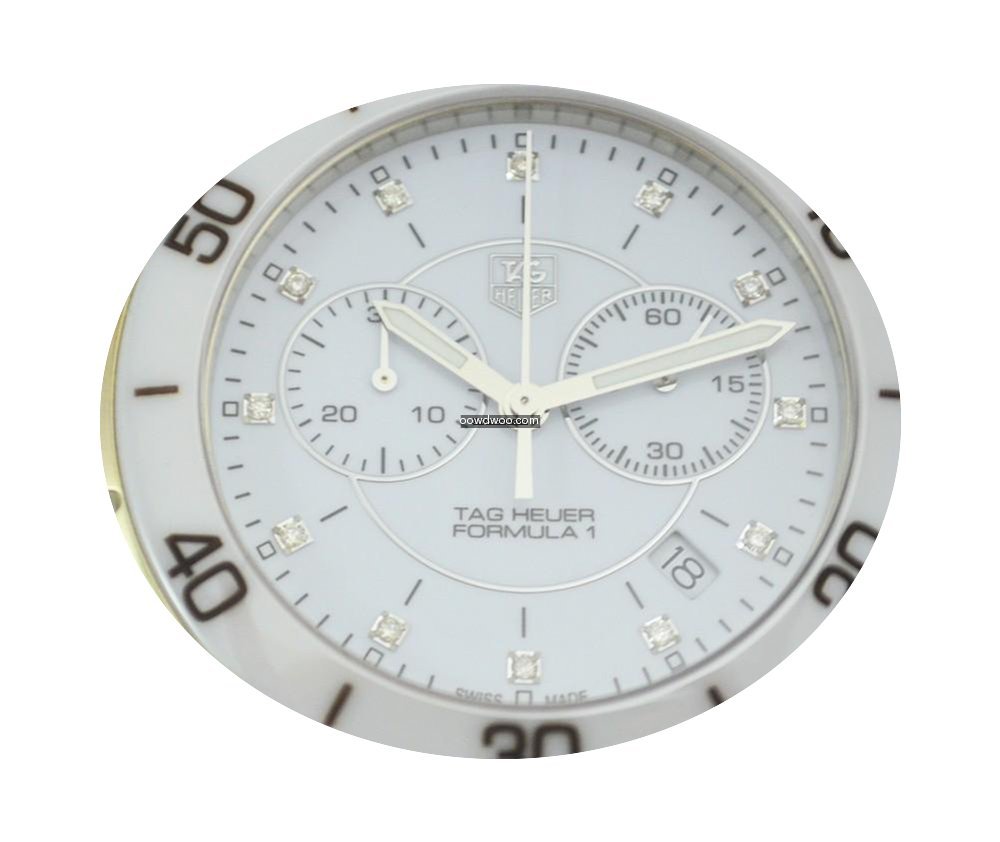 TAG Heuer Ladies FORMULA 1 white ceramic...