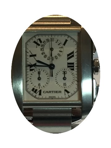 Cartier tank française chronoflex...