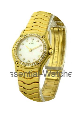 Ebel Classic Wave with Diamond Bezel...