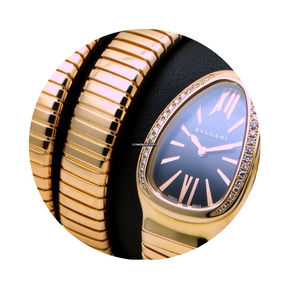 Bulgari | Serpenti Tubogas 18 kt pink go...